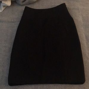Black pencil skirt